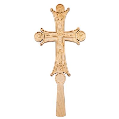 Wooden big carved cross