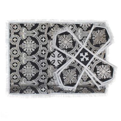 Chalice covers and veil for Lenten liturgies