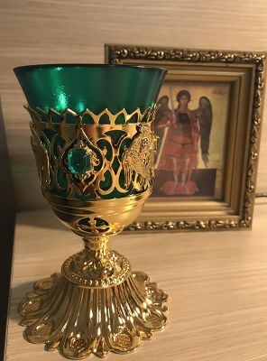 Orthodox standing vigil lamp