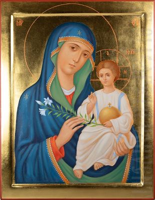 Icon of The Mother of God the Unfading Bloom