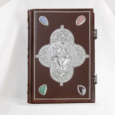 liturgical Epistle cover with stones