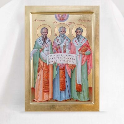 Methodius and Cyrill and Clement icon