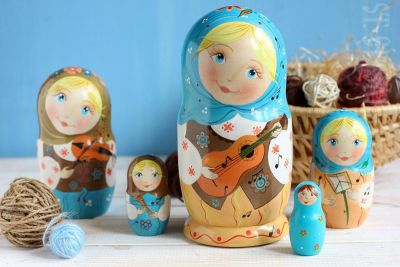 orchestra nesting doll