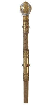 handmade orthodox bishop's crosier