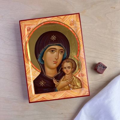 Petrovsk icon of the Mother of God hand-painted