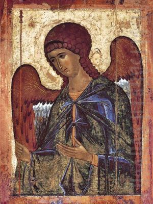 printed Icon of St Gabriel The Archangel