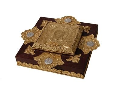 Copper Reliquary from Fine Wood