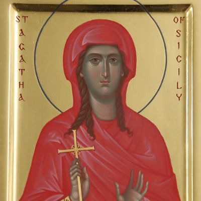 saint agatha of sicily icon
