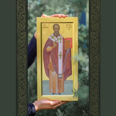 saint athanasius bishop of alexandria icon