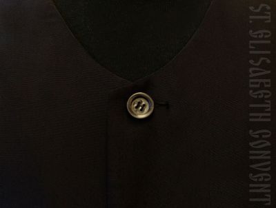 Wool blend sleevles vest monastic