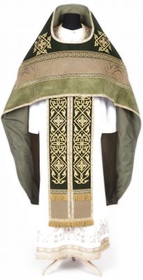 priest vestment with embroidery