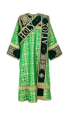 green protodeacon vestment