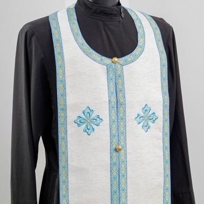 viscose rayon epitrachelion with crosses