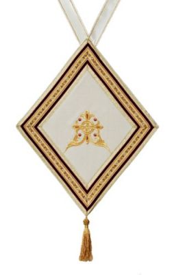 white priest vestment