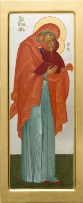 Hand-painted Icon of Holy Righteous Anna