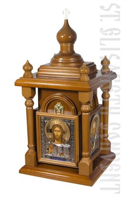 Eastern Orthodox Tabernacle with Reliquary and Icons