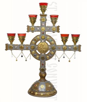 exclusive orthodox Table altar seven-branch candelabrum to order