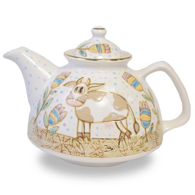 ceramic teapot sheep