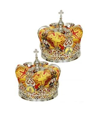 church wedding crowns
