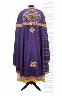 purple Greek-style priest vestment
