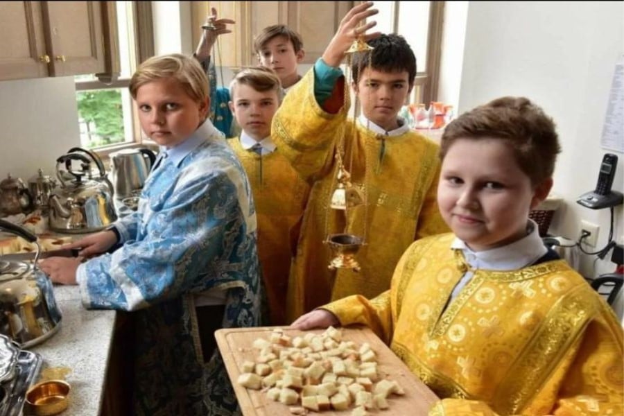 When should children serve at the altar?