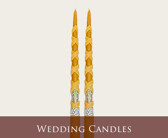 orthodox wedding candles
