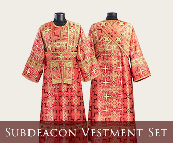 subdeacon sticharion with orarions